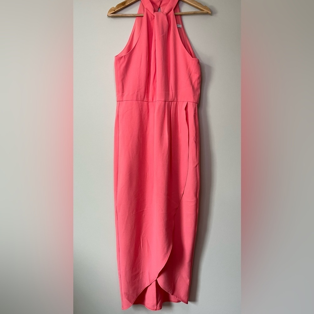 NWT Julia Jordan Women’s Knot Neck Dress - Picture 2 of 10